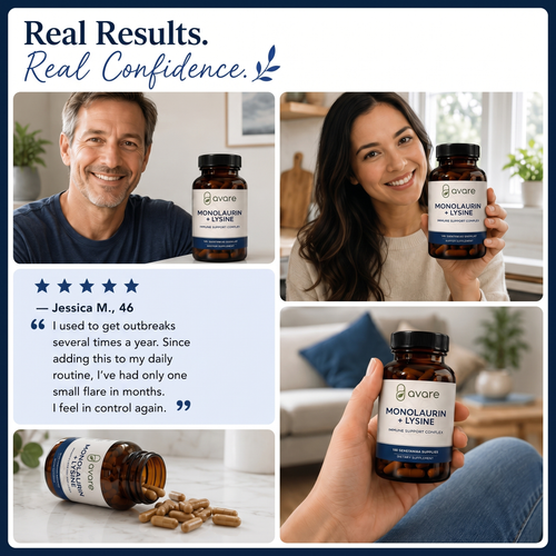 Lysine + Monolaurin Antiviral Capsules